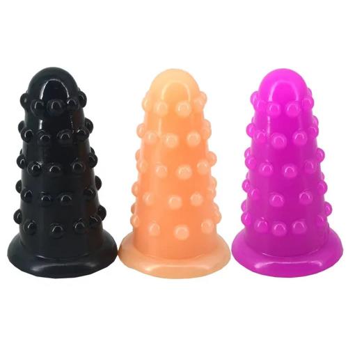 3 Colors Vaginal Massager Anal Toys Spiked Bat Anal Dildos Toys for Women