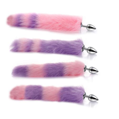 Hot Selling Fox Tail Butt Anal Plug Suit Cosplay Adult Sex Toy and Horse Tail Anal Plug Butt for Games