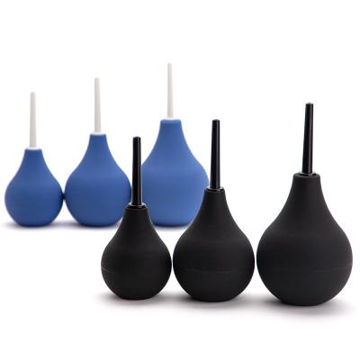 Large Douche Cleaning Enema Syringe Medical Silicone Plug Anal Vaginal Douche Metal Anal Cleaner for Anal Douche Cleaner