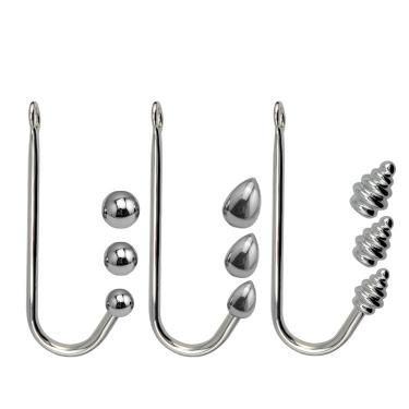 Metal Thread Anal Hook Anal Plug Expansion Toys Adult Toys Metal Plugs Dilatation