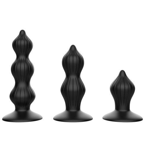 New Suction Cup Anal Bead Anal Plug for Novice Men and Women Chrysanthemum Anus Anal Harem Stage Development Tool