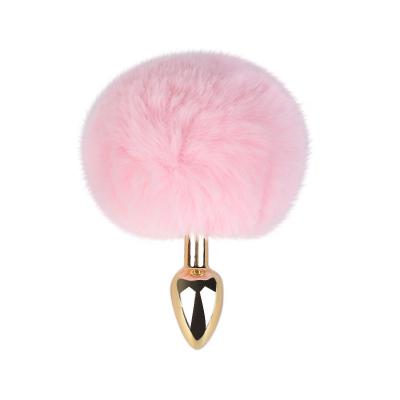 Novice Rabbit Tail Mini Anal Plug Female Small Butt Plug SM Sex Toy Anal Expansion Adult Products