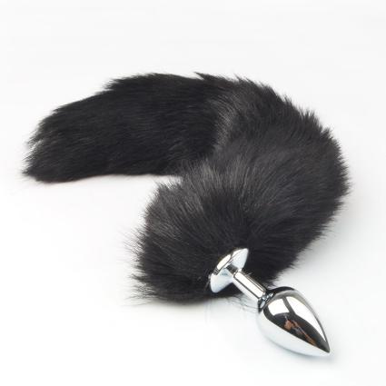 SM Sexy Sex Products Sexy Fox Tail Metal Rear Chamber Anal Plug Dilator Butt Acting Props Masturbation Products