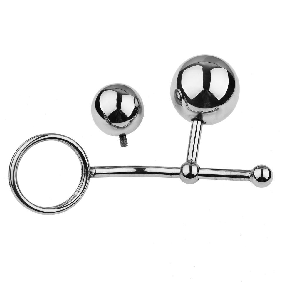 Top Quality Anal Hook Bdsm of Metal Anal Hook With Ball Adult Anal Butt Plug Sex Toys for Couples