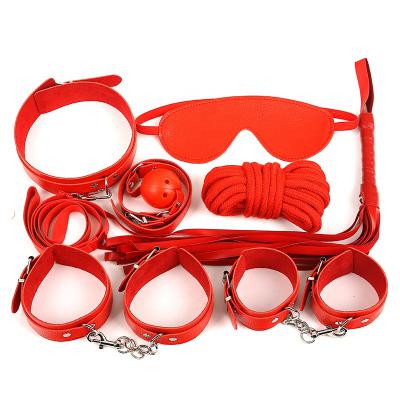 7 Pcs Popular Sex Sm Bdsm Slave Set Kits Bondage  For Men Couples And Women
