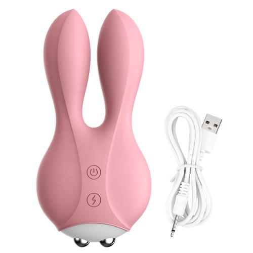 Women Breast Clritoral 12 Frequency Rabbit Vibrator 5 Shocking Electric Shock  For Female