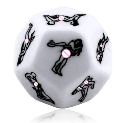 12 Sided Sexy Funny  Love Humour Gambling Sex Dice Game Romance Eroyic Kama Sutra Craps