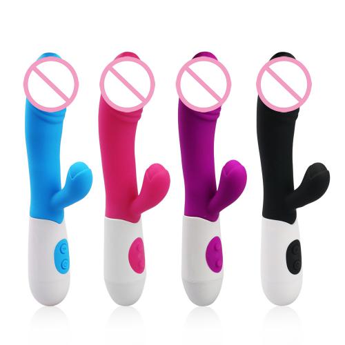 2 Modes Charging And Battery Vibrator G Spot Silicone Sexual Rabbit Vibrators For Female Massage