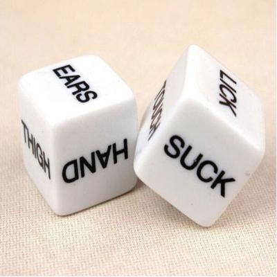 2 Pcs Funny Sex Dice Romance Love Humour Party Gambling  Games  Erotic Craps Pipe For Couples