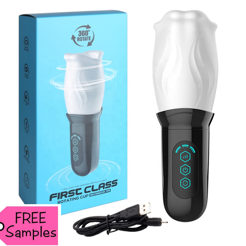360 Degree Oral Sex Trainer Vagina Men Masturbation  Delay Automatic Climax Hands Free  For Man Masturbator