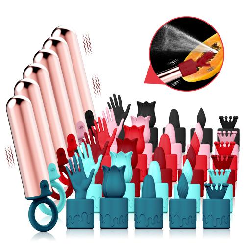 4 In 1 Mini Bullet Vibrator   Clitorals G Spot Stimulator Vibrating Women