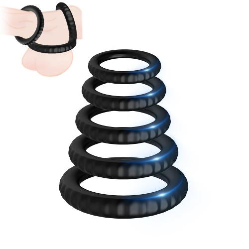6pcs/set Liquid Penis Ring Silicone Sleeve For Male Men Cock Rings Set   Delay Ejaculation