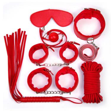 7pcs Bondage Gear Handcuffs Set   Sm Restraints Slave Fetish Kit Game For Bdsm Women Gay Juguete Sexual