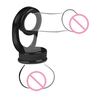 8 Ring Male Female Locking Ring Couple Sharing Delayed Adjustable Cock Ring for Adult Sexual Products