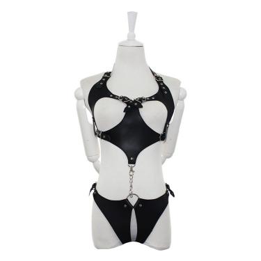 Accept Dropshipping Female Harness Belt Leather Harness SM Bondage