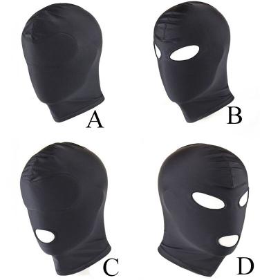 Adult Breathable Polyester Head Eye Full Face Head Mask Headgear for Couple Restraint