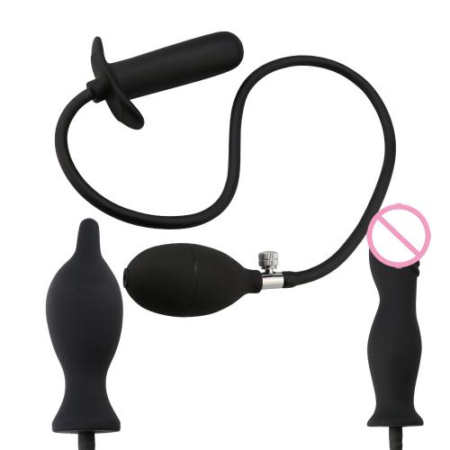 Adult Products Inflatable Silicon Butt Plugs for Female Male SM Games