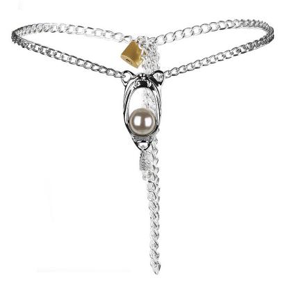 Adult Sex Toys Female  Chastity Belt Abstinence Prevention Derailment Lock Vagina  Metal Underwear