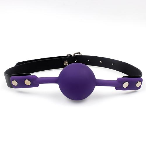 Adult Slave Harness Silicone Ball Open Mouth Gag BDSM Bondage Fetish Mouth Restraint Sex Toy for Woman Exotic Accessories