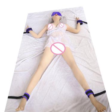 Bdsm Bondage Set Restraint Fuzzy Handcuff Ankle Cuff Neck Cuff Adult Sex Toy