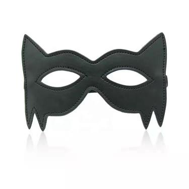 Black Fox Pu Leather Mask For Women Bdsm Fetish F Club Party Masks Catwoman Cosplay