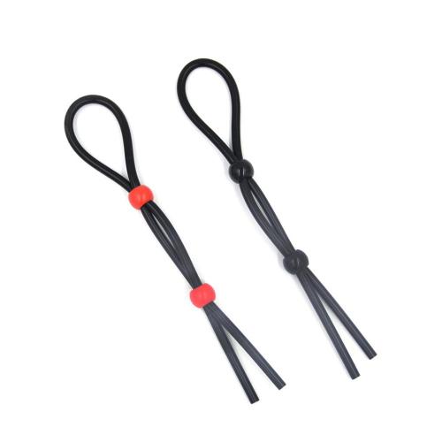 Bondage Silicone Cock Ring Penis Cock Rope Bead Vagina Stimulate Sex Toy for Men Time Delay