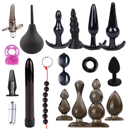 Butt Plugs / Anal Sex Toys Made of Soft High Quality Vibrating Anal Plug Kit for Silicone Beginner Anal Plug Trainer Kit