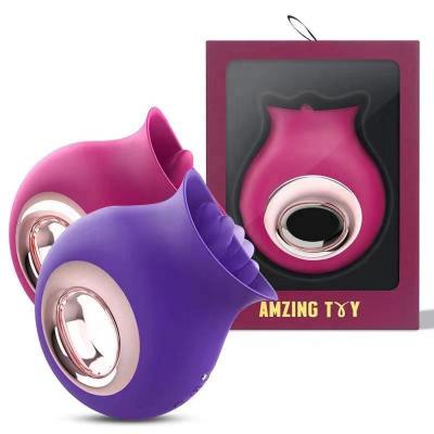 Clitoral Sucking Licking Tongue Vibrator Sex Pussy Rechargeable