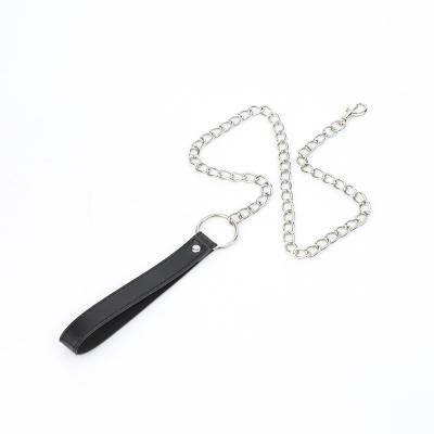Collar Pulling Rope Iron Chain Leather Accessories Whips