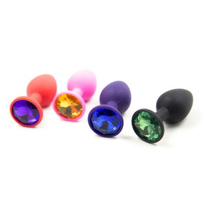 Colored Silicone Back Anal Plug