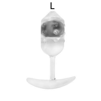 Factory Price S/m/l Size Soft Transparent Tpe Gravity Training Anal Butt For Couple Gay Lesbian