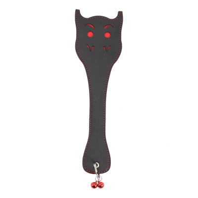 Femdom  Tools For Sales Demon Pattern Leather Flogging Whips Paddles With Bells Spanking Whip Sm Slave  Couples