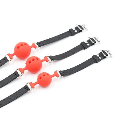 Full Body Silicone Materials Open Mouth Ball Gags BDSM Sexy Toys for Couples