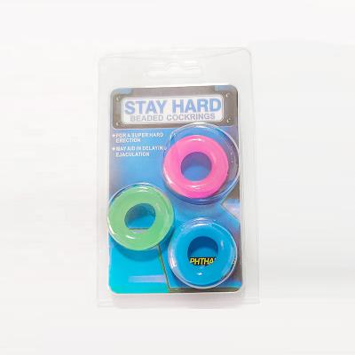 Hot Selling Rubber Male Delay Ejaculation Men  Penis Cock Ring Seal O