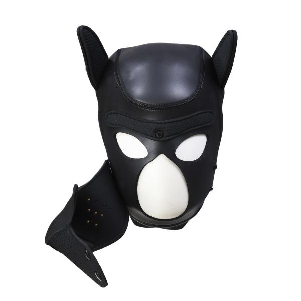Leather Mask Bondage Dog Mask Fetish Sex Mask Slave Game Role Playing