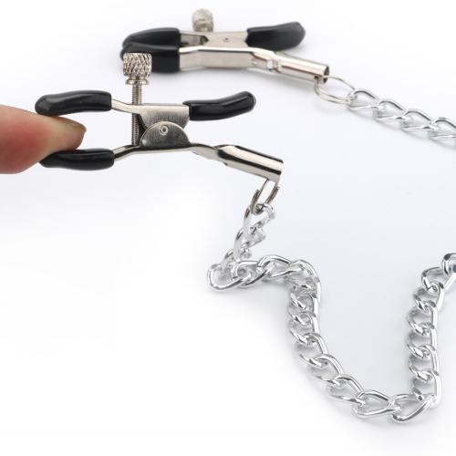 Multi-style Metal Nipple Clip Clitoris Labia Clip Chain Bell Style Adult Sex Toys Flirting Supplies