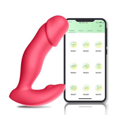 New App Wearable  Women G Spot Wireless Vibrator Buckling Vibration Dildo  For Female