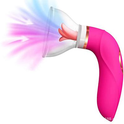 Oem Tongue Vibrator Clitoral Sucking Breast Rechargeable Clitoris Licking   For Couples Woman
