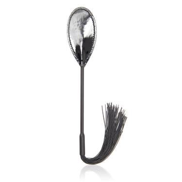 Pu Leather Clap Spanking Paddle With Tassel Whip Slave Game  For Couple