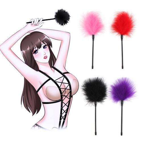 SM Adult Sex Toy Couple Flirting Teasing Tickling Feather Stick Sex Foreplay Breast Vaginal Tapping Teasing Props