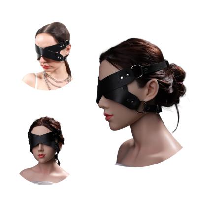 SM Sex Props Female Sexy Leather Mask Sex Eye Mask Accessories Ball Makeup Props Adult COS Sex Toys