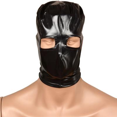 Sexy PU Leather Cover Headgear Restraints Bondage BDSM Fetish Toys for Men Juegos Sexuales