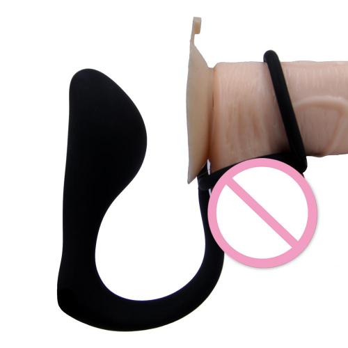 Silicon Ring G-Spot Posterior Massager Anal Plugs for Men Wear Sex Products