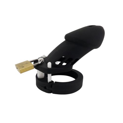 Silicone Chastity Lock for Men Sex Toys for Couples BDSM Chastity Cage