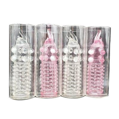 Silicone Crystal Set Elephant Trunk Dragon Ball Set Lengthened and Thick Lock Set Male and Female Sexual Adult Products
