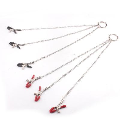 Slave Bdsm Game Accessories Three Nipple Clamps Sex Toy Women for Sex Female Erotic Product