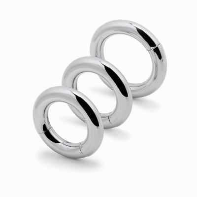 Stainless Steel Heavy Duty Male Magnetic Ball Scrotum Stretcher Metal Penis Cock Lock Ring Delay Ejaculation BDSM Sex Toy Men