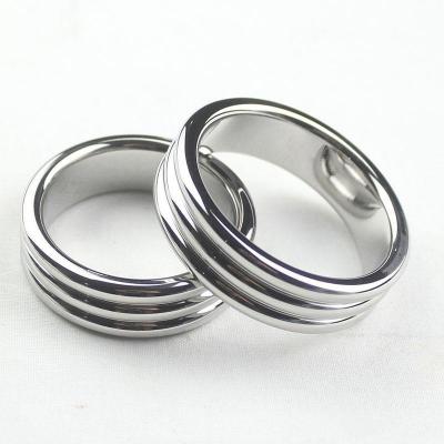 Stainless Steel Thickening Penis Rings Penis Lock Cock Clamp Delay Ejaculation Metal Cock Ring for Men