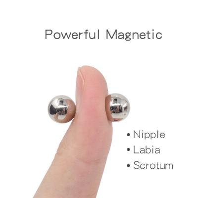 Strong Magnet Breast Clip Nipple Clip Lock Scrotal Ring for Couples Fun Toys