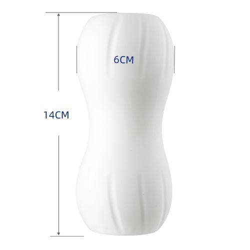 White Color 4d Realistic Silicone Artificial Vagina Pocket Pussy  For Male Masturbator